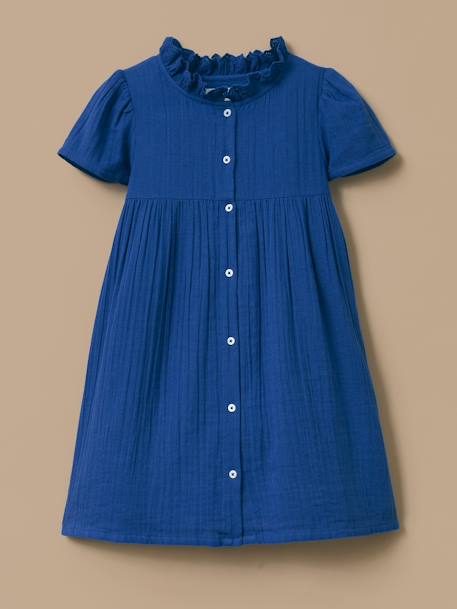 Fille-Robe-Robe en gaze de coton fille