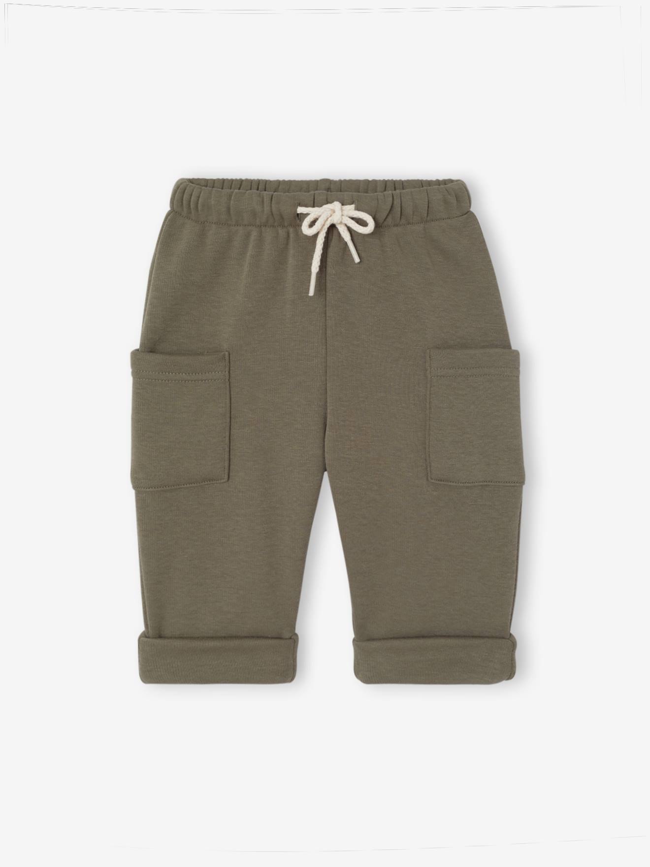 Pantalon bb garon doubl polaire olive 13$