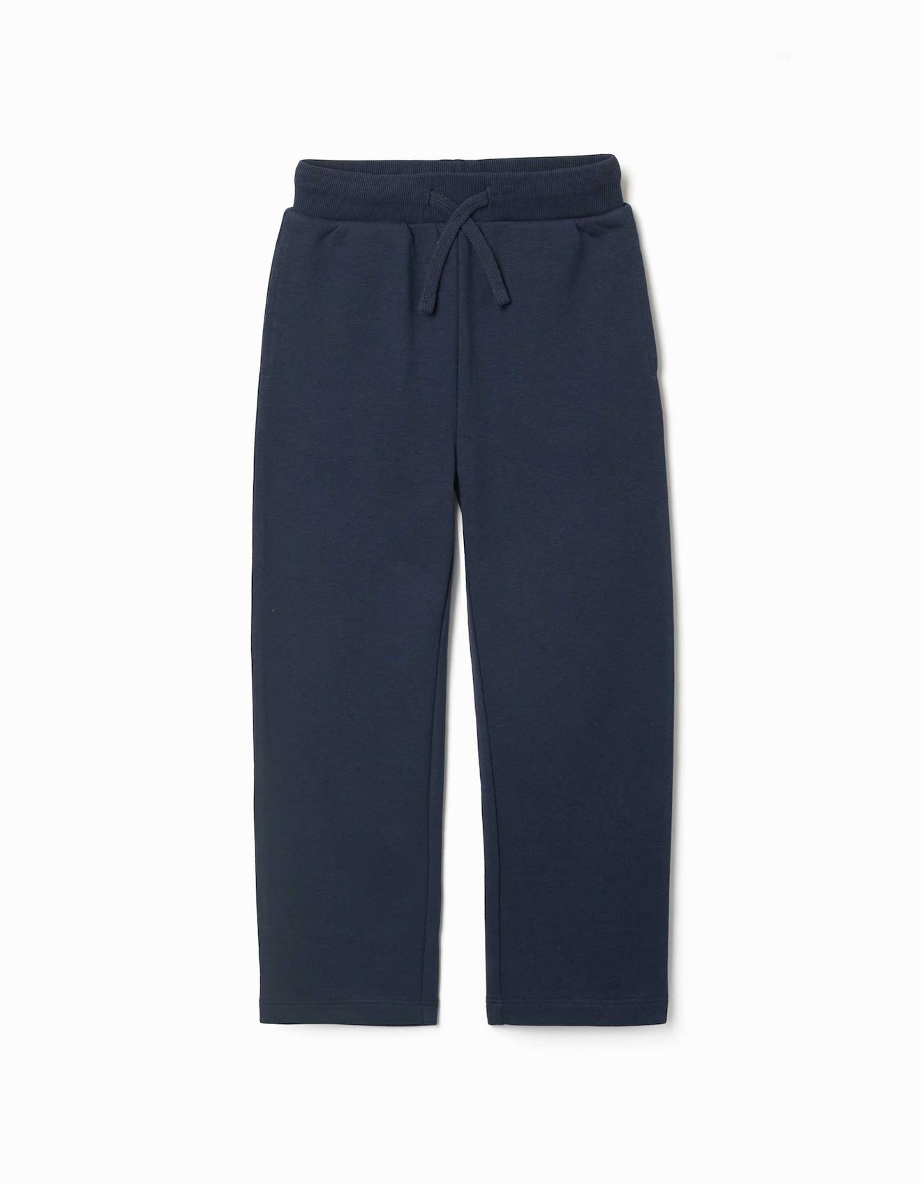 Pantalon En Molleton Avec Cordon De Serrage Et Poches Bleu Foncé