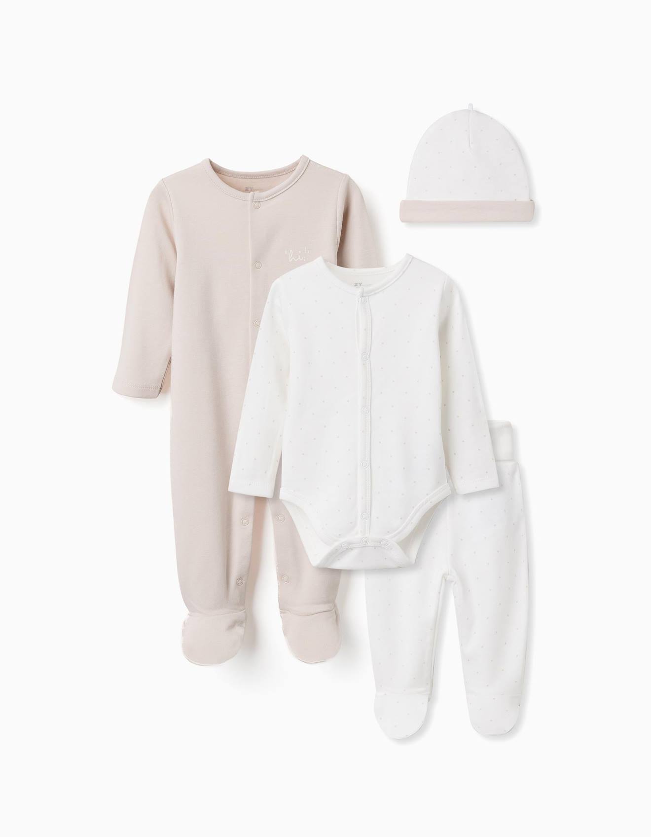 Ensemble 4 Pièces En Coton Multicolore