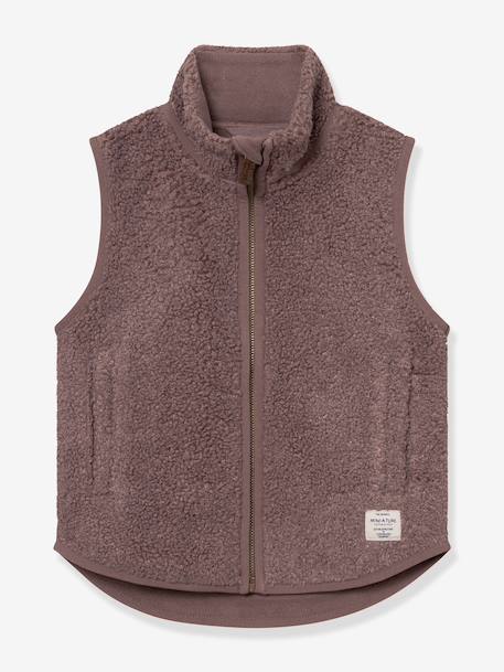 Fille-Manteau-Gilet en polaire Teddy enfants MATBATTAL MINI A TURE