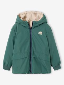 -Parka à capuche réversible garçon