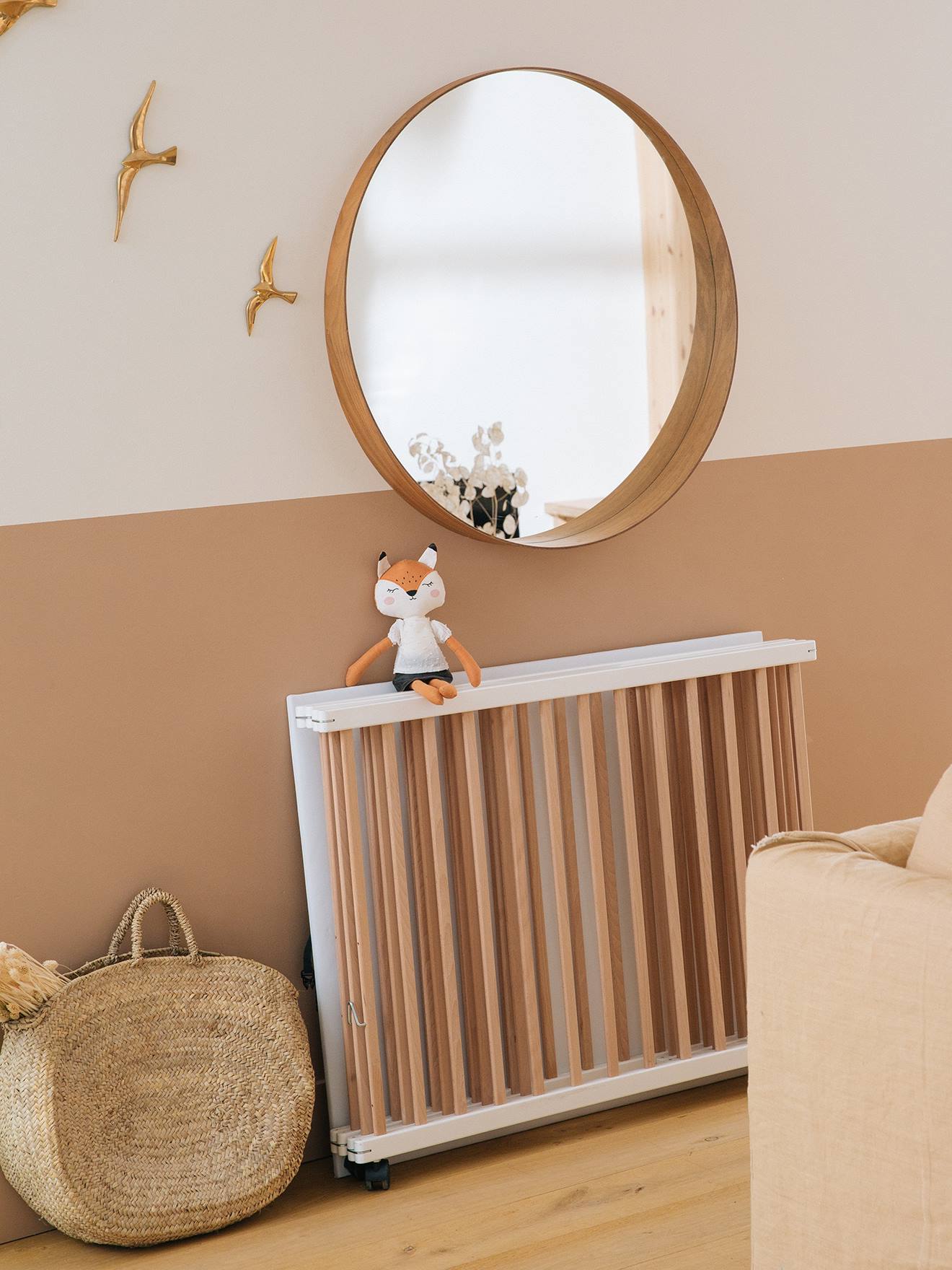 Parc En Bois Pliant Vertbaudet Blanc Vertbaudet