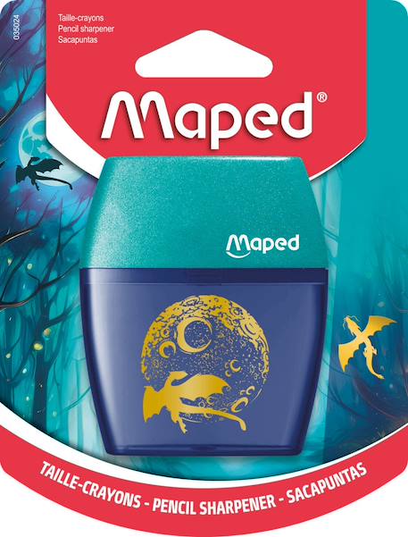 Fille-Taille crayons shaker dragon avec réserve
