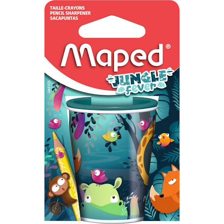 Fille-Accessoires-Fourniture scolaire-stylo, règle, ciseaux-Taille crayon canette en métal