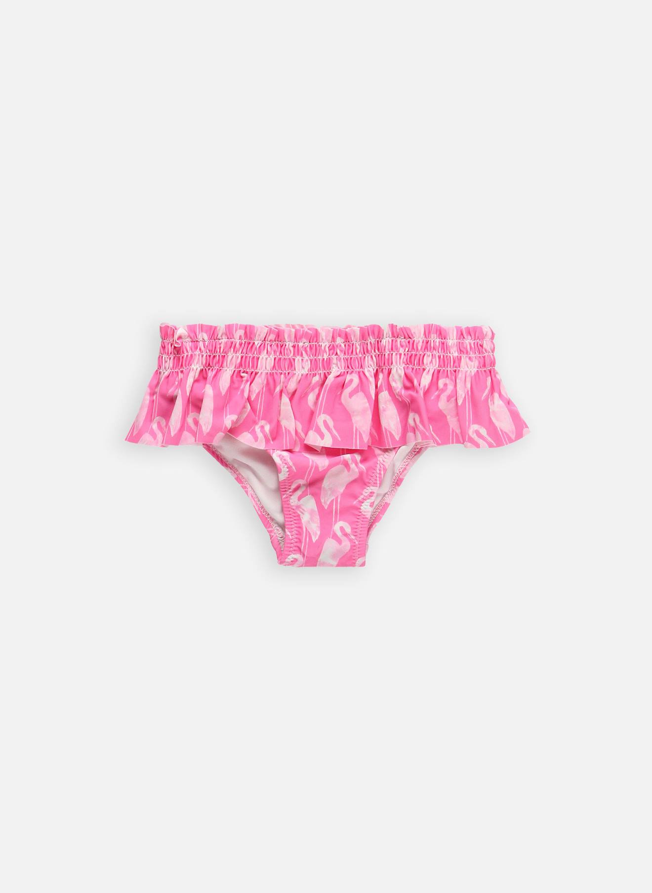 Maillot De Bain Fille Avec Des Flamants Roses Upf50+ Rose