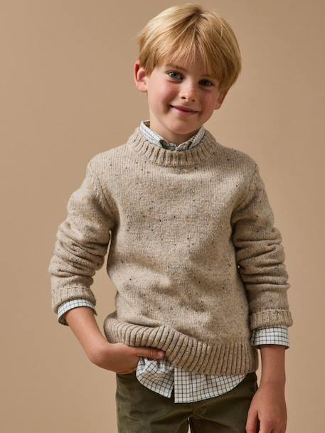 Garçon-Pull, gilet, sweat-Pull-Pull en laine garçon