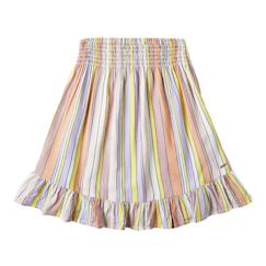 -Jupe à rayures fille lilia smocked
