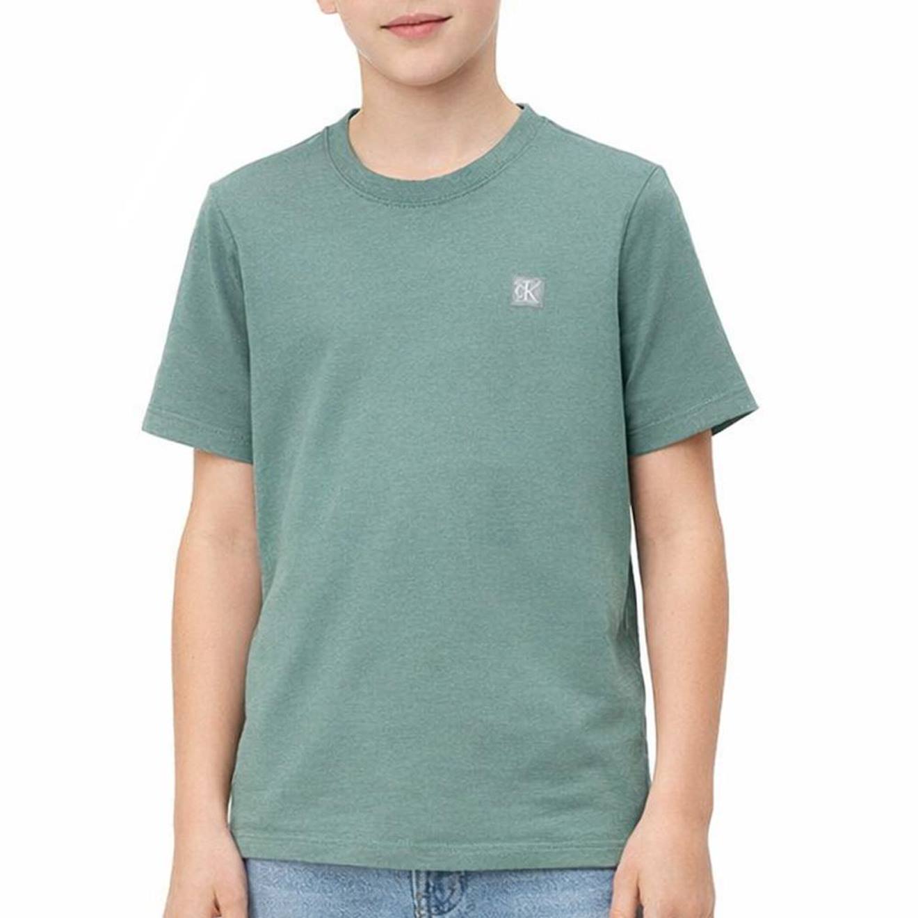 T-shirt À Manches Courtes Garçon Vert