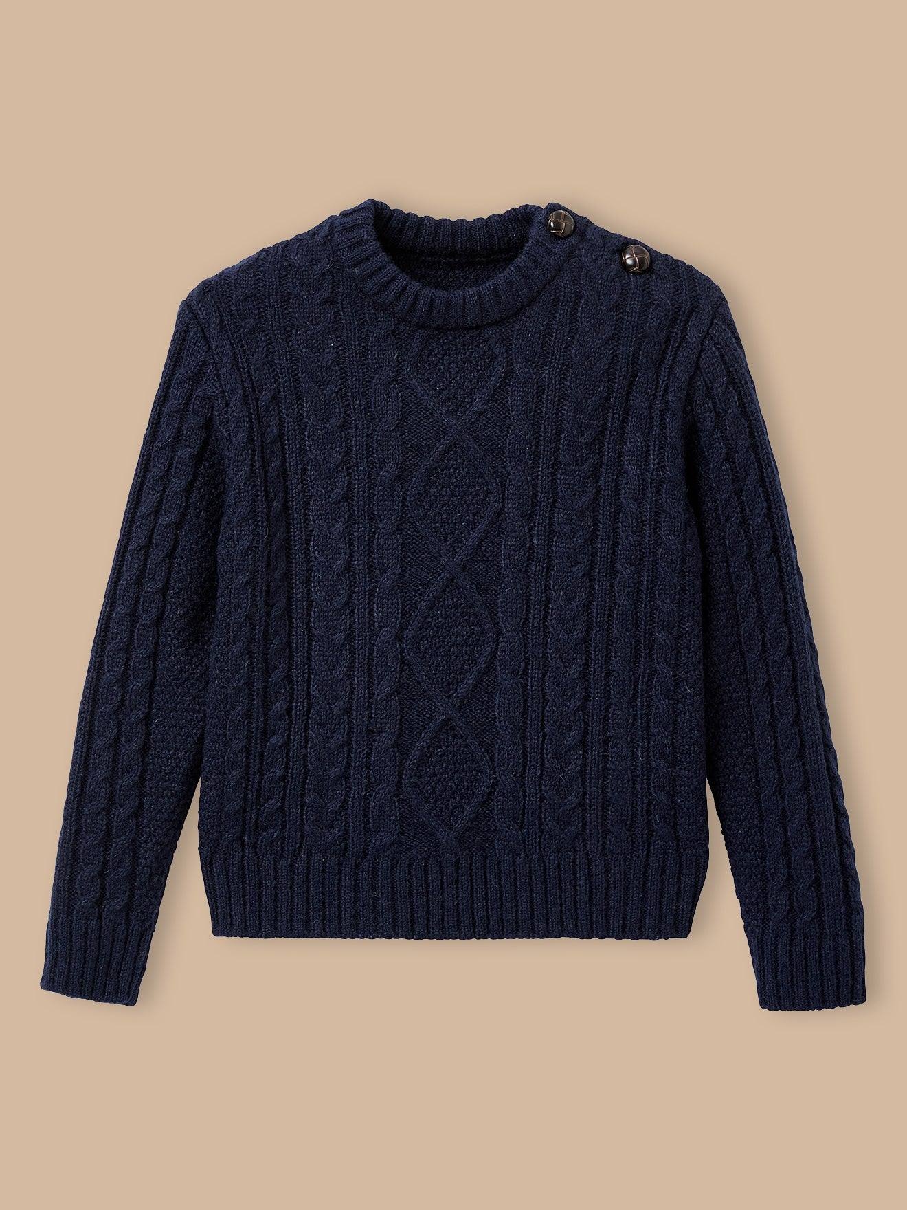 Pull Torsadé Garçon Marine Pull Torsadé Garçon Marine
