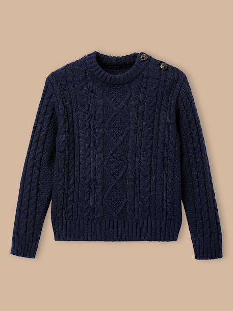 Garçon-Pull, gilet, sweat-Pull-Pull torsadé garçon