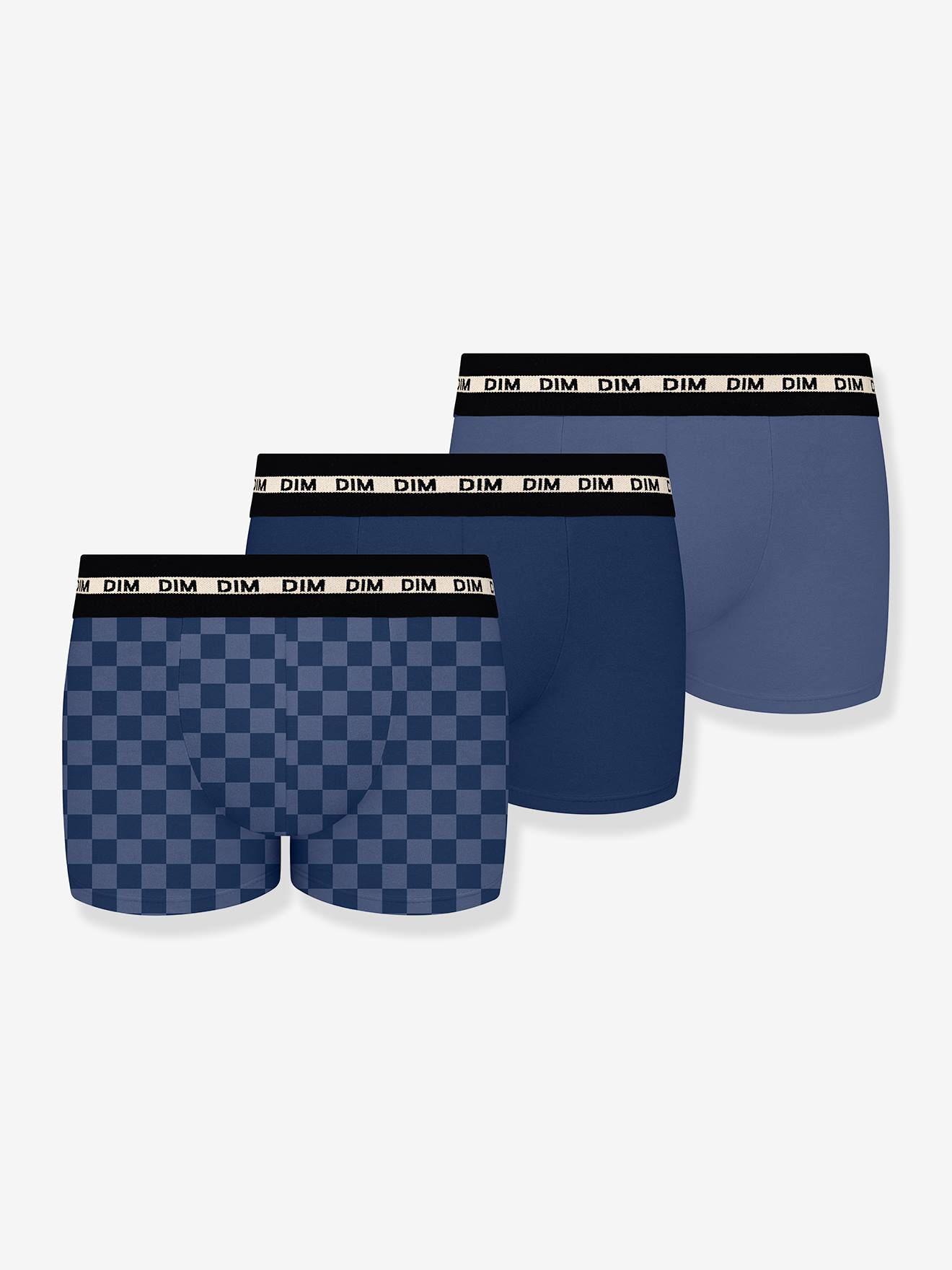 Lot 3 boxers bleu