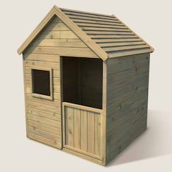 Jouet-Maisonnette en bois traité pour enfant marina