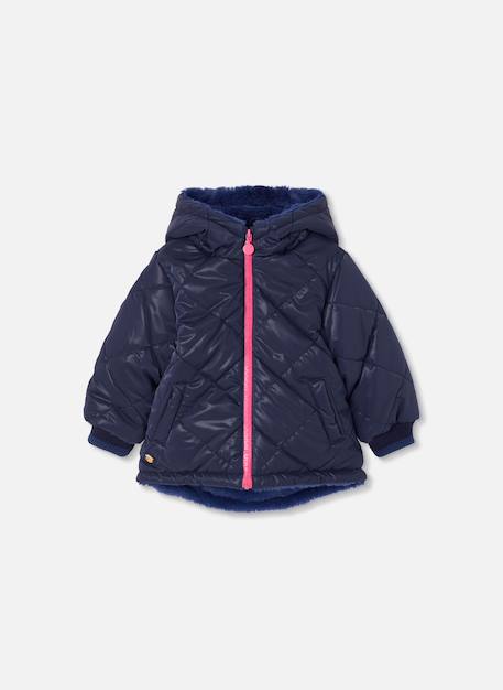 Fille-Parka tissu technique fille matelassée
