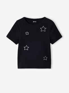 T-shirt manches courtes fille cropped  - vertbaudet enfant