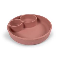-Assiette compartimentée en silicone