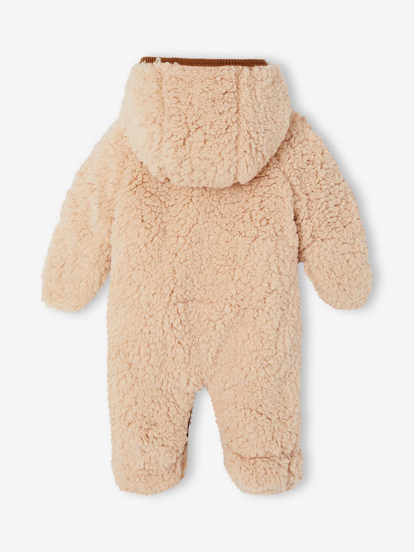 Combipilote naissance avec capuche sable (Vertbaudet) - Image 1
