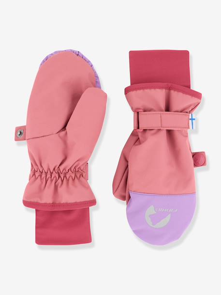 Garçon-Accessoires-Bonnet, écharpe, gants-Moufles imperméables colorblock enfant KIRJAVA SNOW finkid
