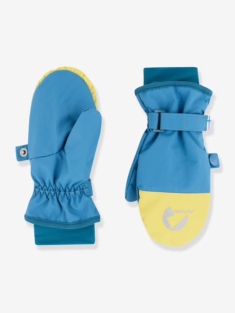 Garçon-Accessoires-Bonnet, écharpe, gants-Moufles imperméables colorblock enfant KIRJAVA SNOW finkid