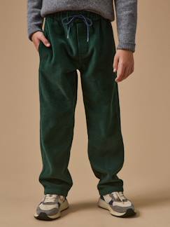 Pantalon relax en velours côtelé garçon  - vertbaudet enfant