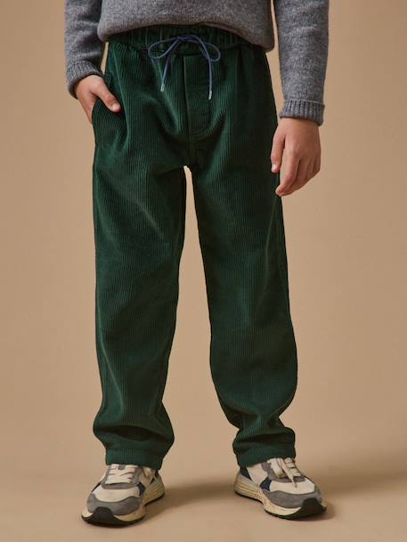 Garçon-Pantalon relax en velours côtelé garçon