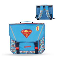 Cartable scolaire 38 CM - 2 compartiments Superman Comics  - vertbaudet enfant