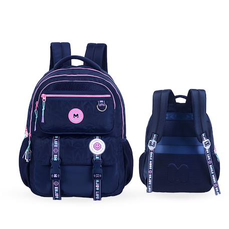 Sac à dos scolaire - 2 compartiments Marshmallow - Pixelly  - vertbaudet enfant