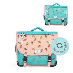 -Cartable réversible  38 cm - 2 compartiments Ice Pop
