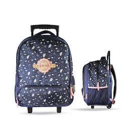 Sac à dos à roulettes - 2 compartiments Harry Potter- Hedwig Mystic Winter  - vertbaudet enfant