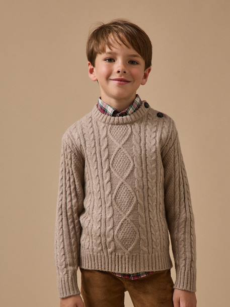 Garçon-Pull, gilet, sweat-Pull-Pull torsadé garçon
