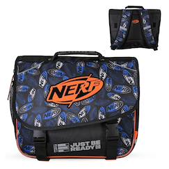 Cartable scolaire 38 cm - 2 compartiments Nerf  Off Screen  - vertbaudet enfant