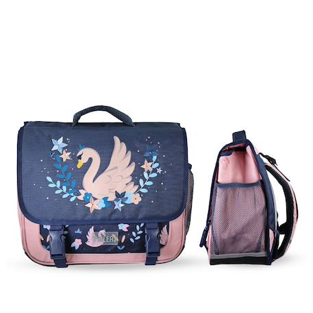 Fille-Accessoires-Cartable scolaire 38 CM - 2 compartiments Phileas - Cygne