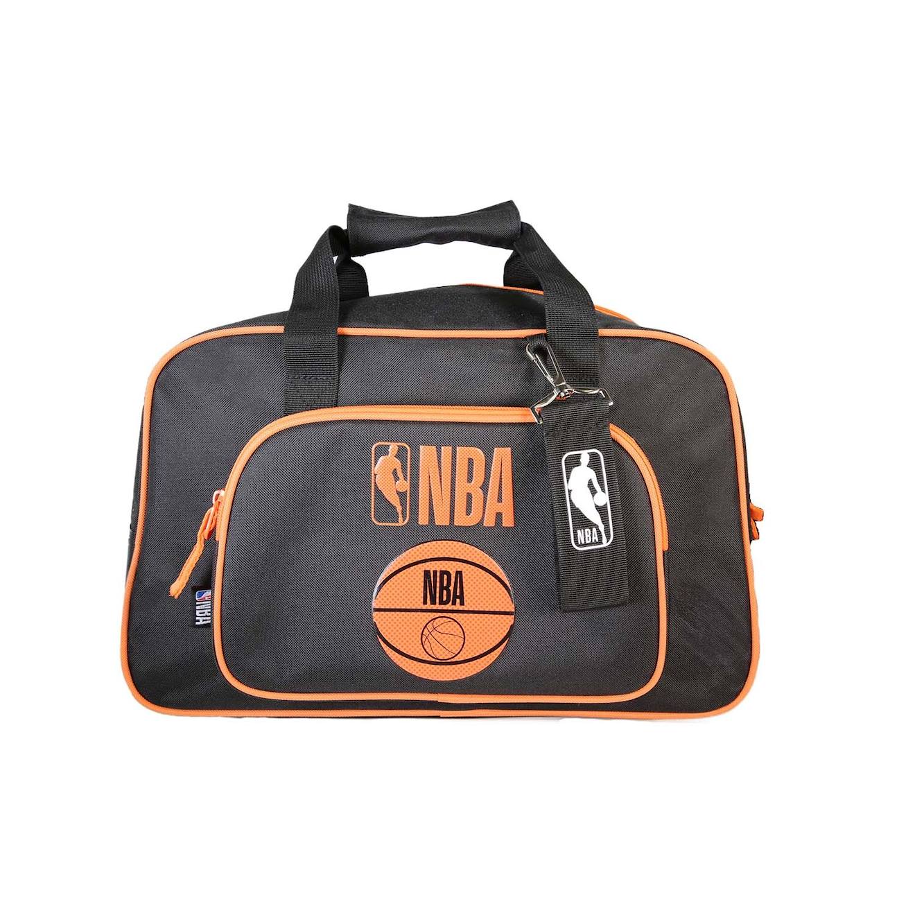 Sac De Sport Enfant Nba - Garçon - 1 Compartiment Noir