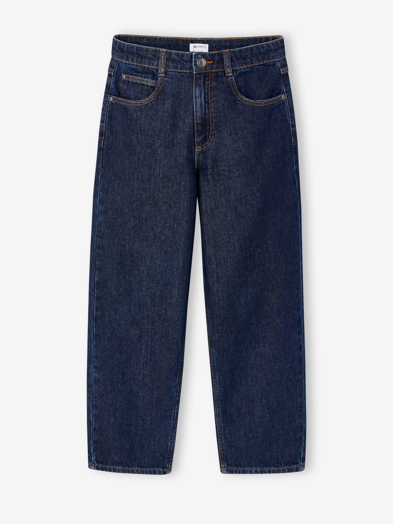 Jean loose garçon denim brut