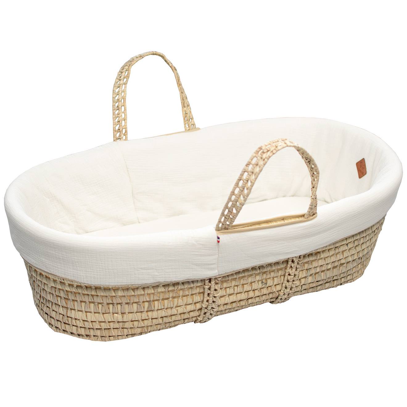 Couffin Bébé Avec Matelas Habillage Et Drap Housse Jeanne Écru