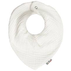 -Bavoir bandana gaze de coton jeanne
