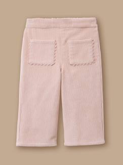 -Pantalon en velours festonné bébé