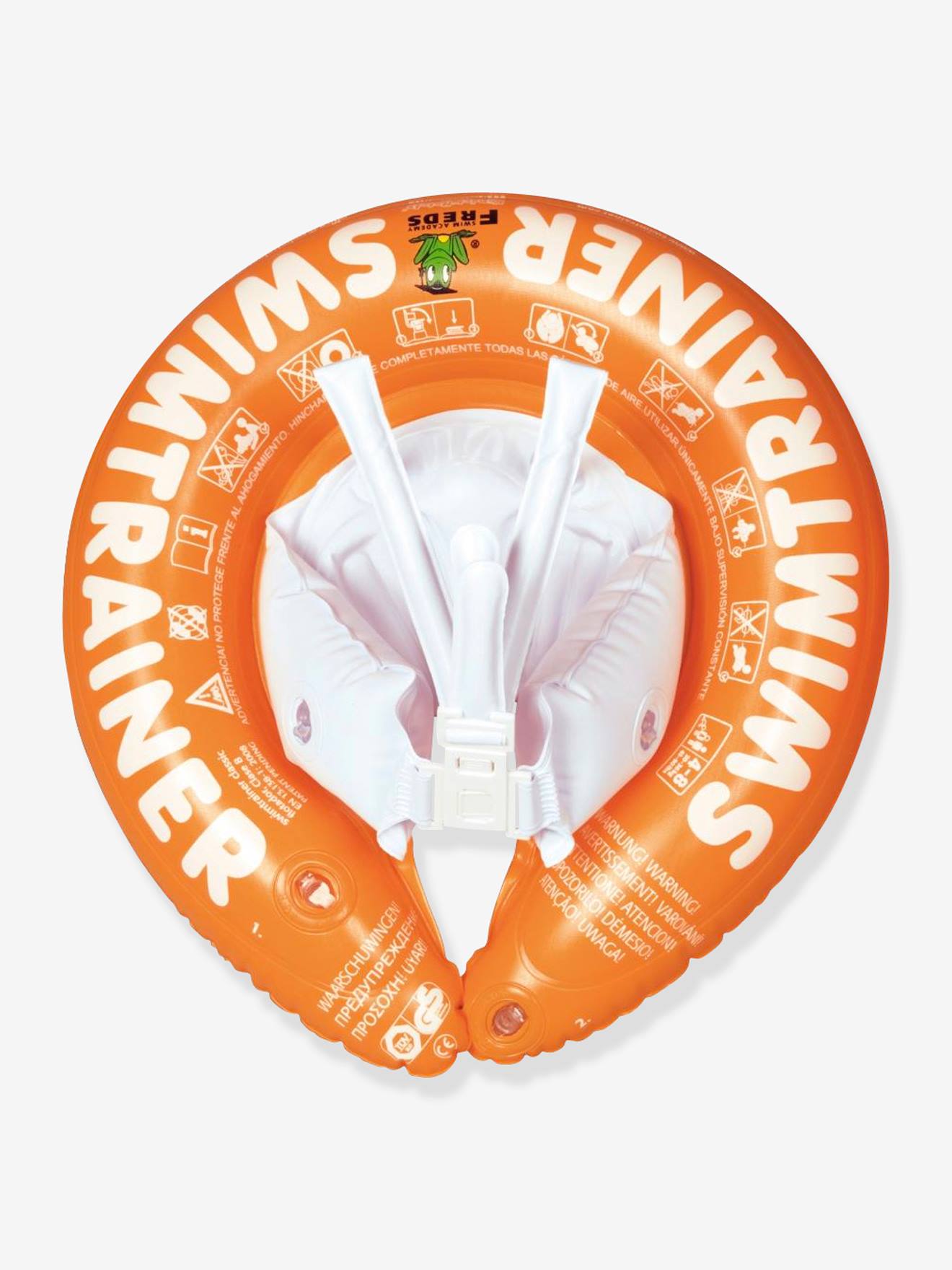 Bouée Swimtrainer FRED SWIM ACADEMY orange 2-6 ans