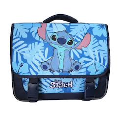 Cartable scolaire 2 compartiments Disney Stitch - 38 cm  - vertbaudet enfant