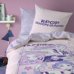 -Parure de lit imprimée 100% coton, kpop demon hunters compact