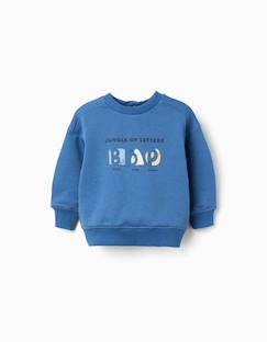 -Sweat en coton avec ours et lettres imprimés