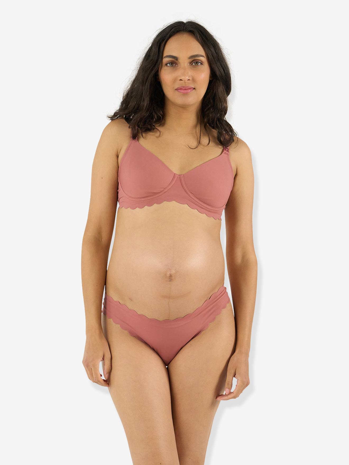 Soutien-gorge de maternité et allaitement vieux rose Soutien-gorge de maternité et allaitement vieux rose