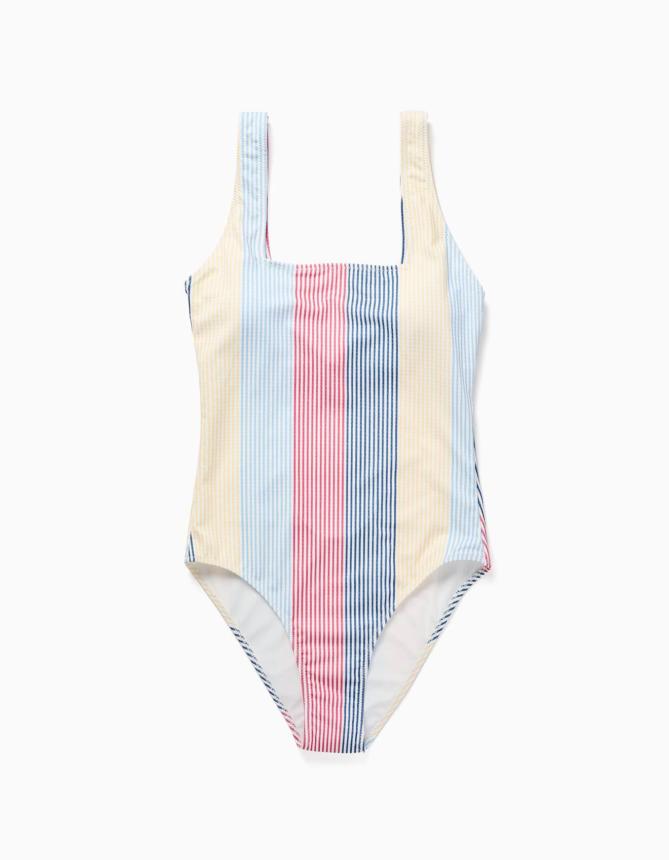 Maillot De Bain À Rayures Avec Doublure You&me Rouge Maillot De Bain À Rayures Avec Doublure You&me Rouge