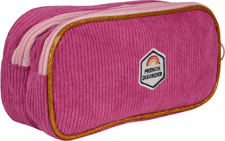 Garçon-Trousse scolaire rectangulaire French Disorder Leo - fille - 2 compartiments