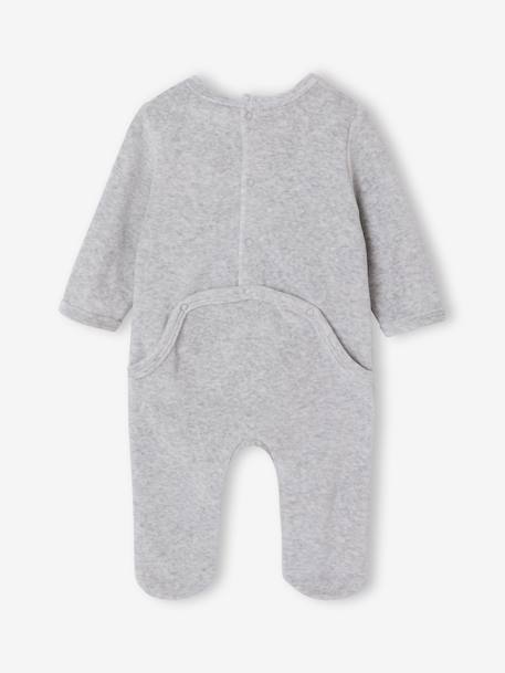 Lot de 3 dors bien bébé ouverture dos beige chiné+gris chiné+vert sauge 13 - vertbaudet enfant 