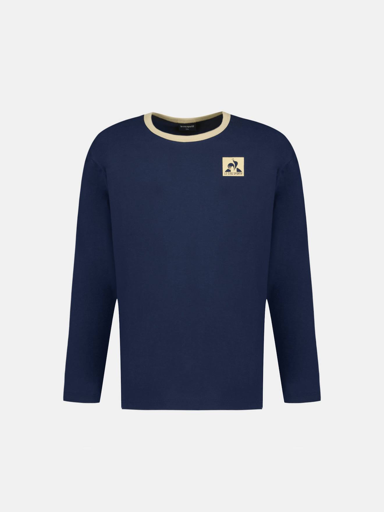 T-shirt Manches Longues En Jersey De Coton Graphique Blue