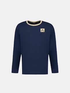 -T-shirt manches longues en jersey de coton graphique