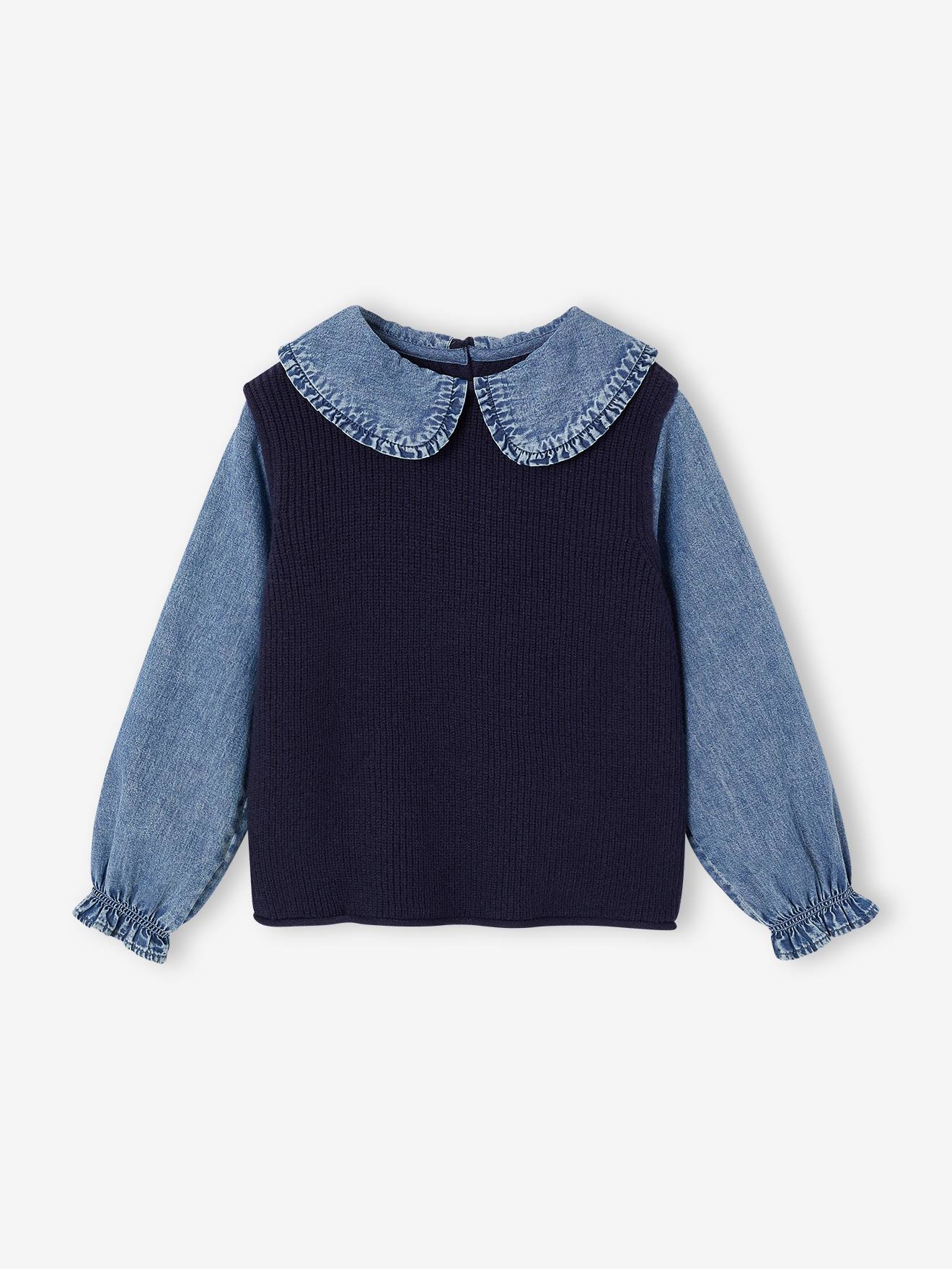 Pull col claudine marine Pull col claudine marine