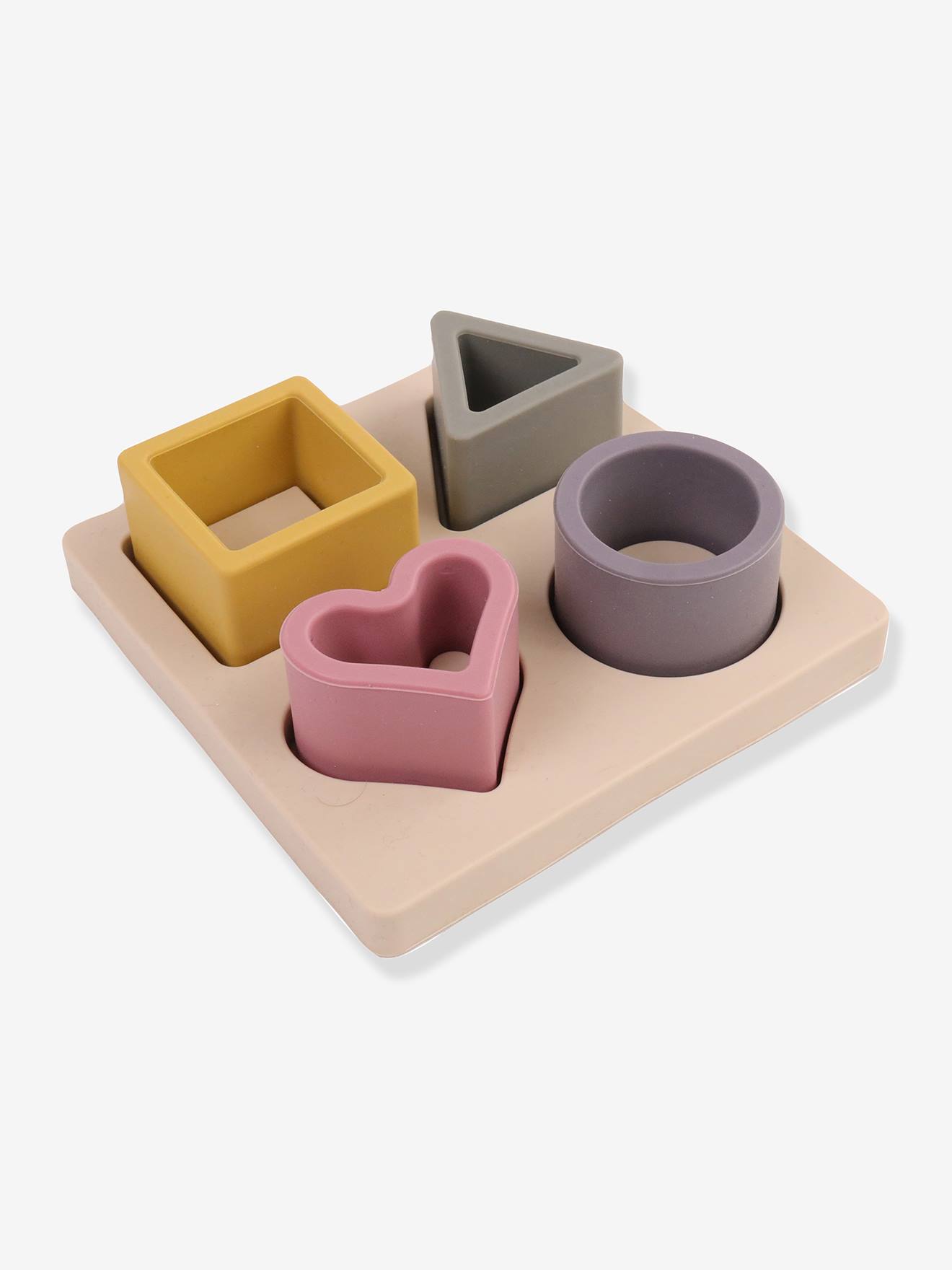 Jeu des formes silicone multicolore