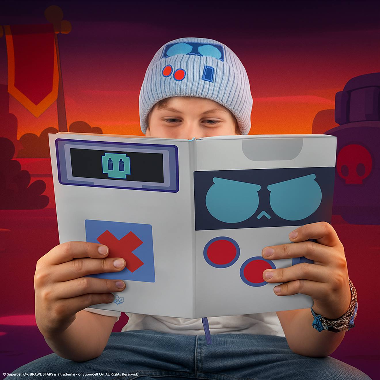 Carnet Arkad - Brawl Stars Gris